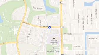 Map for Woodmont Park Apartments  - Tamarac, FL