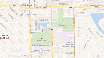 Map for Pembroke Gardens - Hollywood, FL
