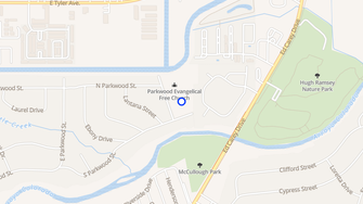 Map for Parkwood Townhouses - Harlingen, TX