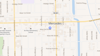 Map for Mercedes Hotel & Apartments - Mercedes, TX