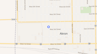 Map for Akron Apartments - Akron, CO