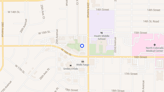 Map for Longmeadow Apartments - Greeley, CO