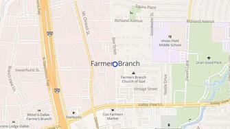 Map for Park Forest Apartments - Farmers Branch, TX