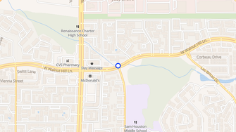 Map for Colinas Ranch Apartments - Irving, TX