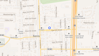 Map for Ferris Nursing Care Center - Ferris, TX