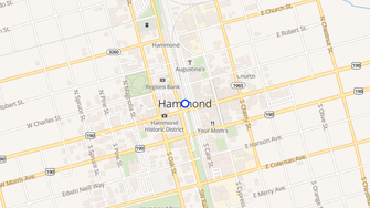 Map for The Creeks of Hammond Apartment Homes - Hammond, LA