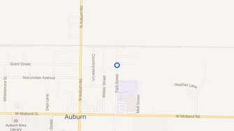 Map for Woods Apartments - Auburn, MI