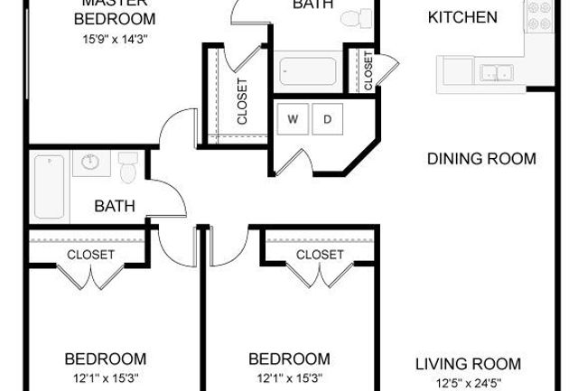 The Waverly Apartments - 89 Reviews | Raleigh, NC Apartments for Rent